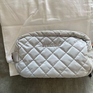 MZ Wallace Women's Quilted Bag - White Metallic